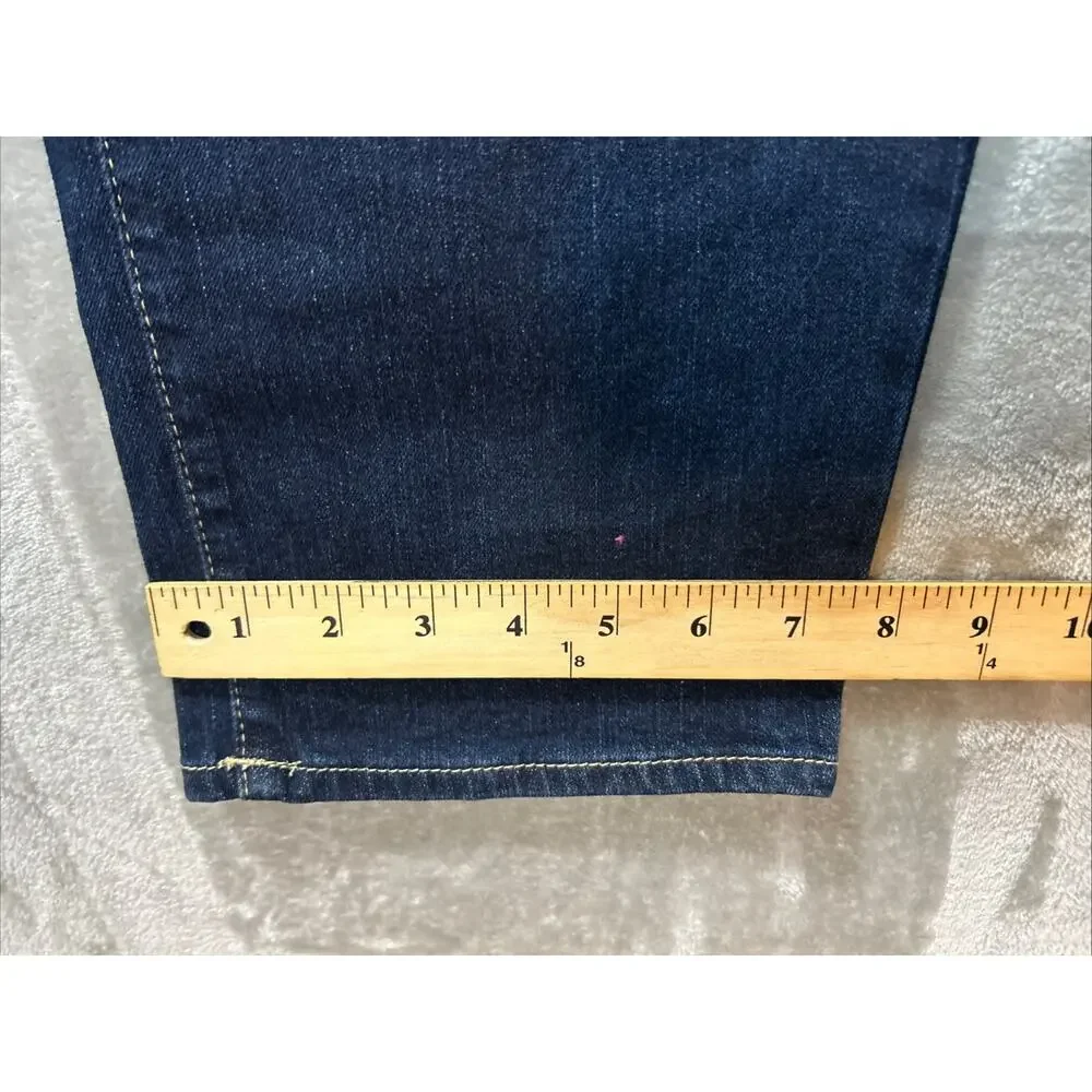 True Religion Jeans Mens 40 Geno Relaxed Slim Dark Wash Preppy Western Casual